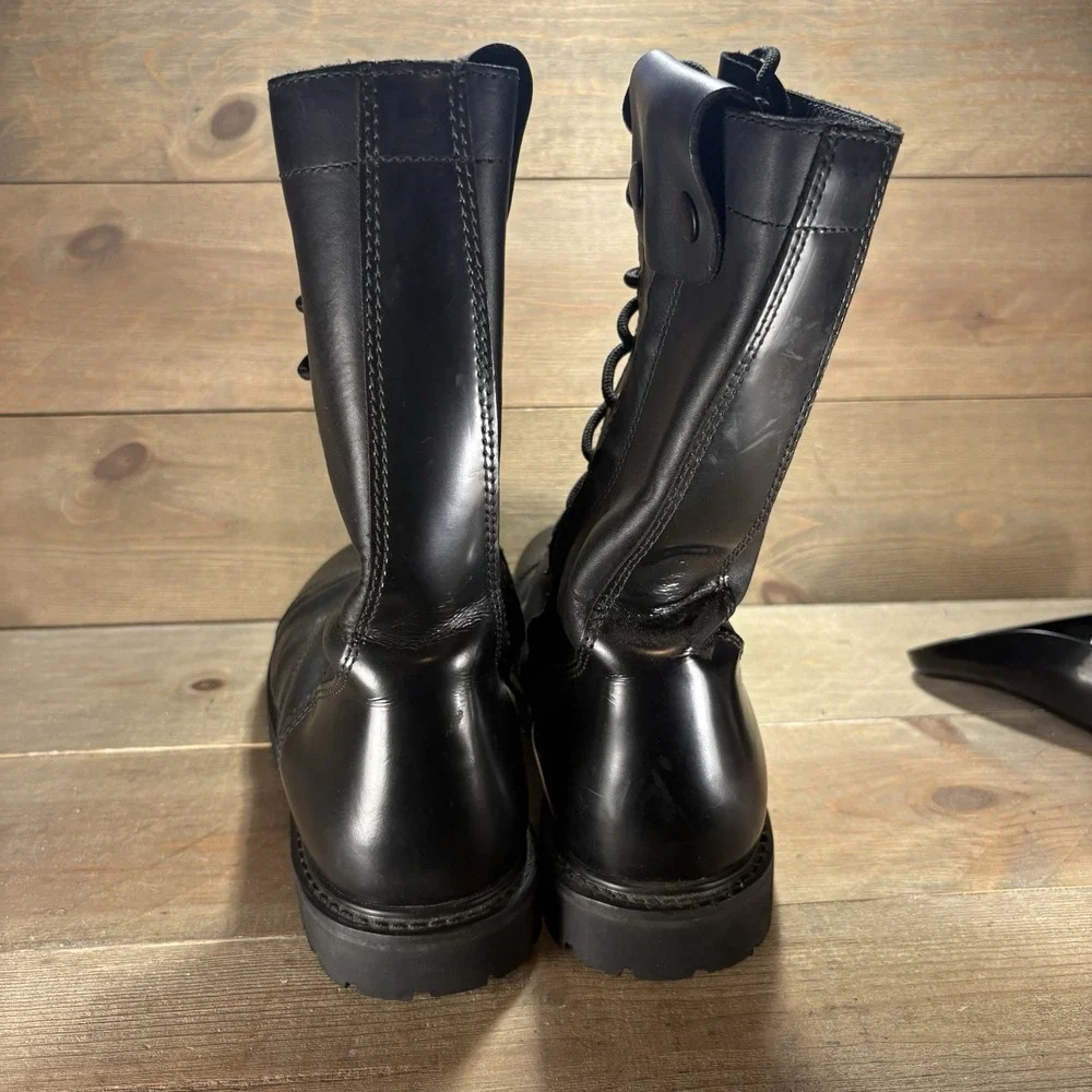 bates paratrooper mens size 12 shoes black leather tall combat military boots